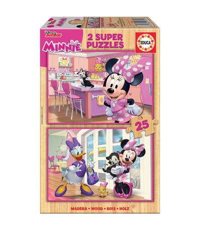 Puzzle-en-bois-Minnie-Mouse-2x25-pieces