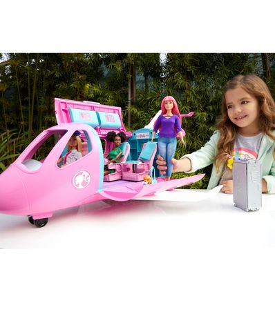 barbie en avión
