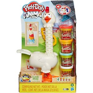 Penas-divertidas-de-galinhas-da-tripulacao-de-animais-Play-Doh