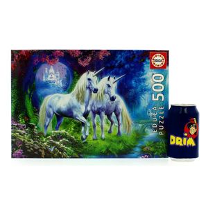 Puzzle-Unicornios-no-Bosque-de-500-Pecas_2
