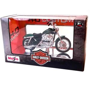 Motocicleta-Harley-Davidson-em-escala-1-18-variada