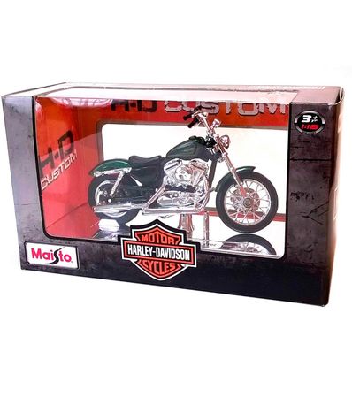Motocicleta-Harley-Davidson-em-escala-1-18-variada