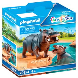 Playmobil-Family-Fun-Hippo-avec-bebe