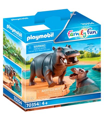 Playmobil-Family-Fun-Hippo-avec-bebe