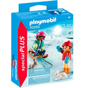 Playmobil-Special-Plus-Enfants-avec-traineau
