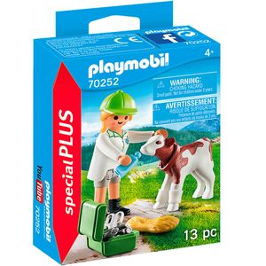 Playmobil-Special-Plus-Veterinary-avec-veau