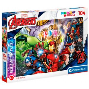 Puzzle-brillant-The-Avengers-104-pieces