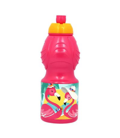 Garrafa-Sport-Plastico-400-ml-Flamingo