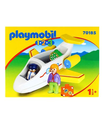 Playmobil-123-Aviao-com-Passageiros