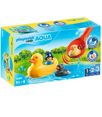 Playmobil-123-Familia-de-Patos-Aqua