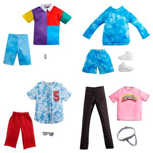 Barbie-Ken-Assortiment-complet-de-looks