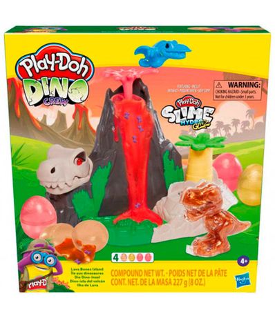 Ilha-Play-Doh-Dino-Vulcao