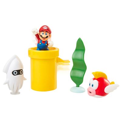 Super-Mario-Playset-Bajo-el-Agua