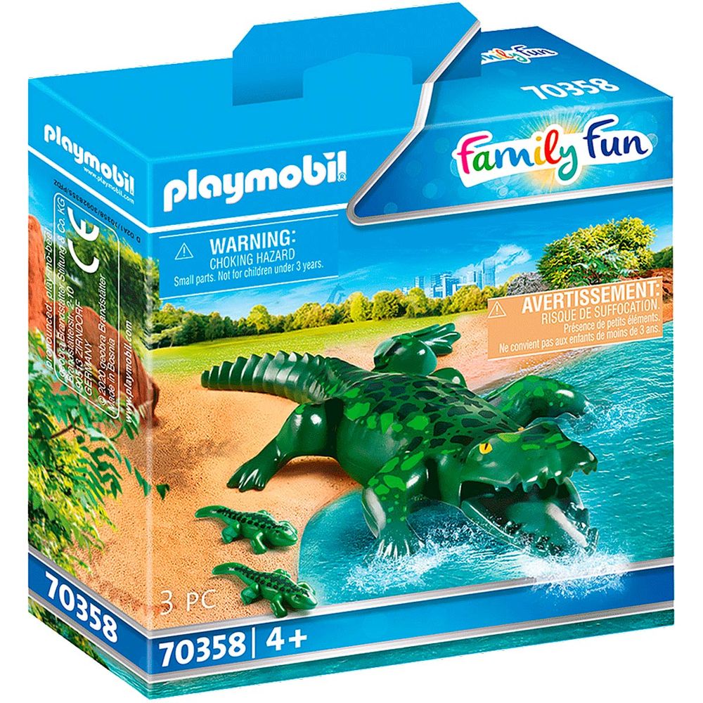 Playmobil Family Fun Crocodiles Avec Bebe Drimjouet