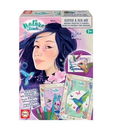 Nature-Friends-decorar-com-glitter-e-papel-de-metal