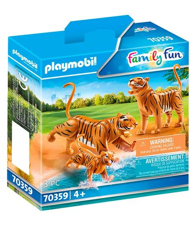 Playmobil-City-Life-Tigres-avec-bebe
