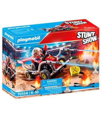 Playmobil-Stuntshow-Kart-Pompier