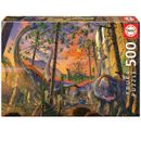 Puzzle-Curious-Vincent-Hie-Dinosaures-500-pieces