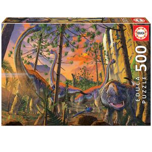Puzzle-Curious-Vincent-Hie-Dinosaures-500-pieces