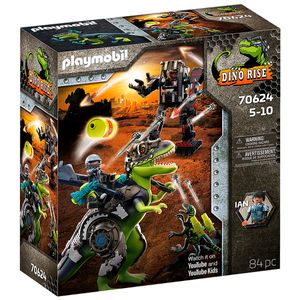 Playmobil-Dino-Rise-T-Rex--Batalha-dos-Gigantes