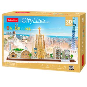 City-Line-Puzzle-3D-Barcelona