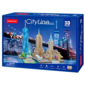 Puzzle-de-ligne-de-ville-3D-New-York