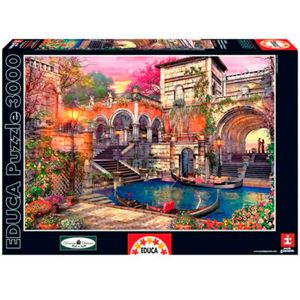 Puzzle-3000-pieces-Romance-a-Venise