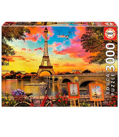 Puzzle-3000-pieces-Coucher-de-soleil-a-Paris