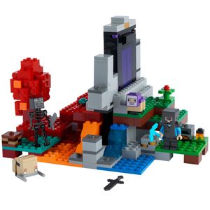 Lego-Minecraft-Portal-dans-les-ruines_1
