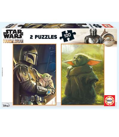 Puzzle-Mandalorien-Star-Wars-2x100-Pieces