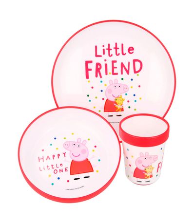 Vaisselle-Peppa-Pig-3-Pieces-Antiderapante