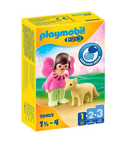 Playmobil-123-Fairy-com-Fox