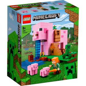 Lego-Minecraft-Pig-House