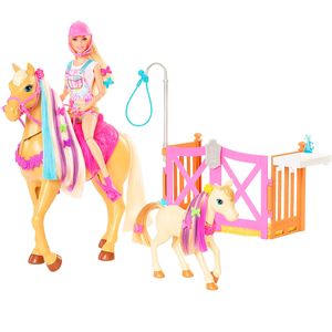 Escova-Barbie-e-cuide-do-cavalo-e-do-ponei