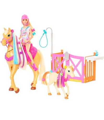Escova-Barbie-e-cuide-do-cavalo-e-do-ponei