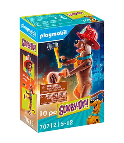 Playmobil-SCOOBY-DOO--Figura-colecionavel-de-bombeiro