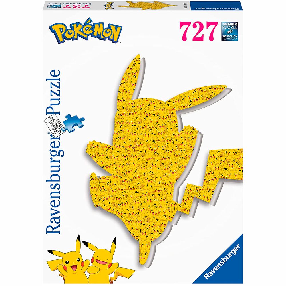 Pokémon Puzzle Silhouette Pikachu 727 Pièces - Drimjouet