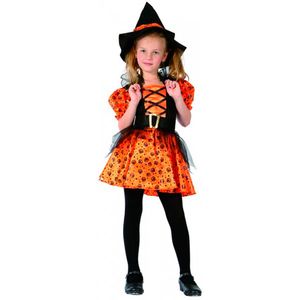 Deguisement-Sorciere-Enfant-Orange
