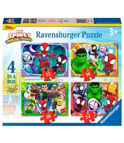 Spiderman-Pack-4-Puzzles-Progresivos