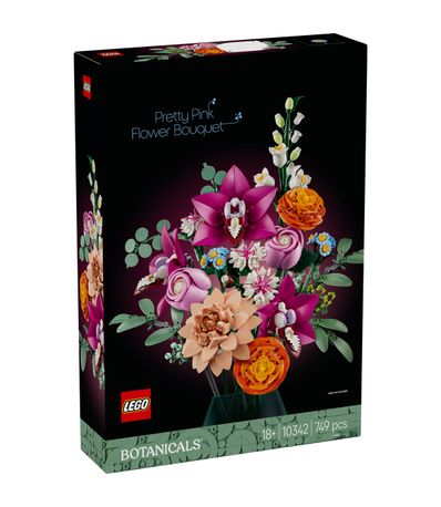 Lego-Botanicals-Ramo-de-Flores-Fantasia-en-Rosa