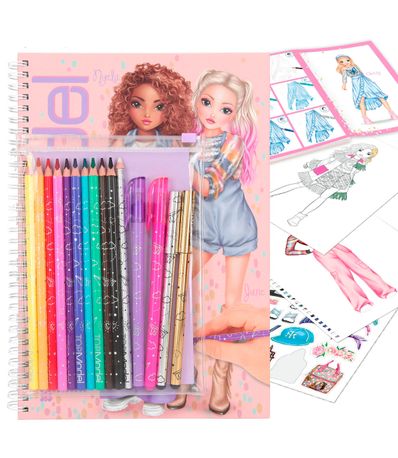 Top-Model-Libro-para-Colorear