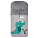 Saco-Bebe-Cadeira-Passeio-Velour-Dino-Verde