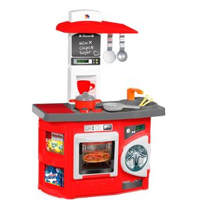Cozinha-Infantil-Vermelha
