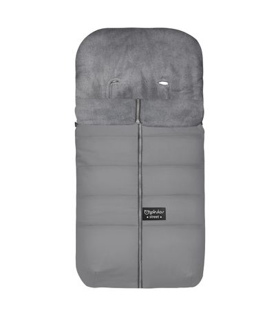 Saco-Bebe-Cadeira-Passeio-Velour-Tipi-Cinzento