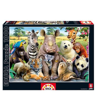 Puzzle-de-classe-animale-de-1000-pieces