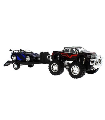 Jeep-de-Juguete-con-Remolque-y-Descapotable-Negro-y-Azul