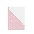 Couverture-bebe--rose-avec-des-etoiles
