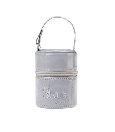 Attache-sucettes-en-Cuir-verni-Gris