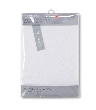 Protege-matelas-mini-berceau-Blanc
