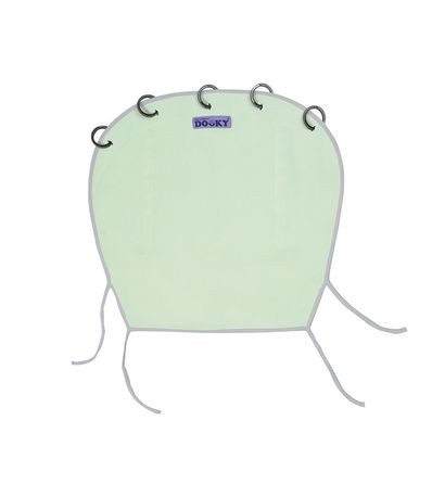 Auvent-pour-poussette-Dooky-Vert-eau-gris